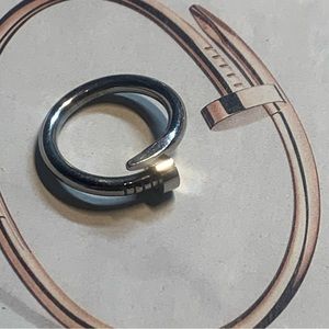 Inspirado stainless steel ring size 7